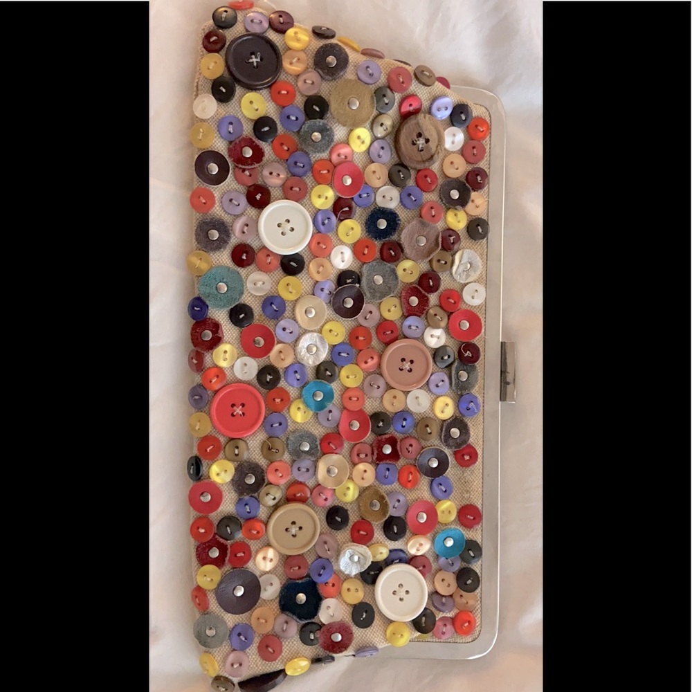 Vintage button purse